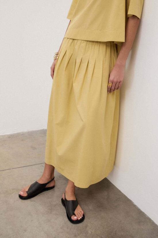  오또다메 롱 스커트 오토다메 플리츠 포플린 - OTTOD'AME