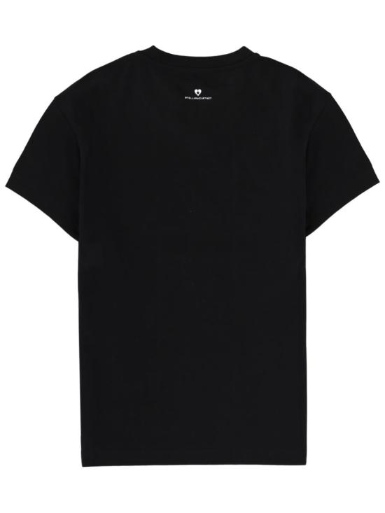  스텔라 맥카트니 반팔 티셔츠 스텔라 매카트니 로고 티셔츠 블랙 - STELLA MCCARTNEY