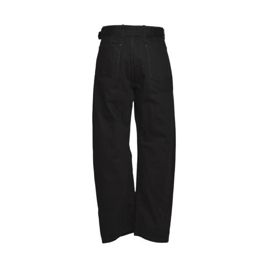 26SS 르메르 트위스트 벨티드 팬츠 PA326LD1055 BK999 Black - LEMAIRE