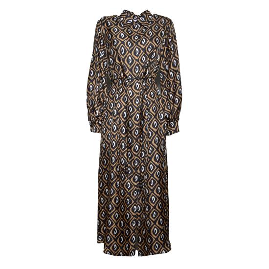 26SS 막스마라 미디 원피스 2611221122600 001 Nero cammello