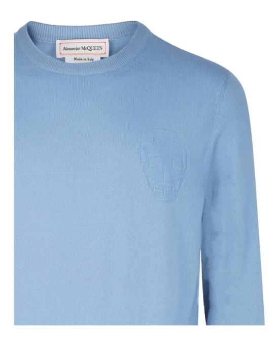  알렉산더 맥퀸 스웨터 684310 Q1JCP 4982 92135 S Blue - ALEXANDER MCQUEEN