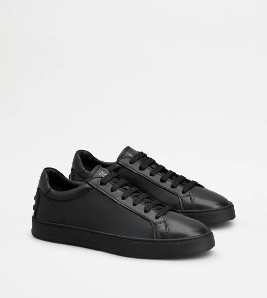 26SS 토즈 레더 스니커즈 XXM04L0HZ40JUS9999 Black - TODS