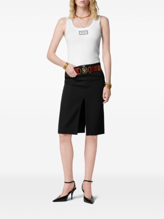 26SS 베르사체 숏 스커트 1022398 1A15974 1B000 Black - VERSACE