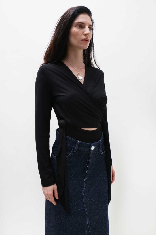  J.Kim 바디수트 티셔츠 랩 슬링 바디수트 - OTHER BRANDS