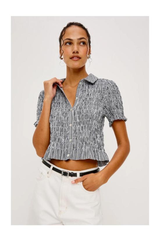  레일즈 탑 알톤  블랙 깅엄