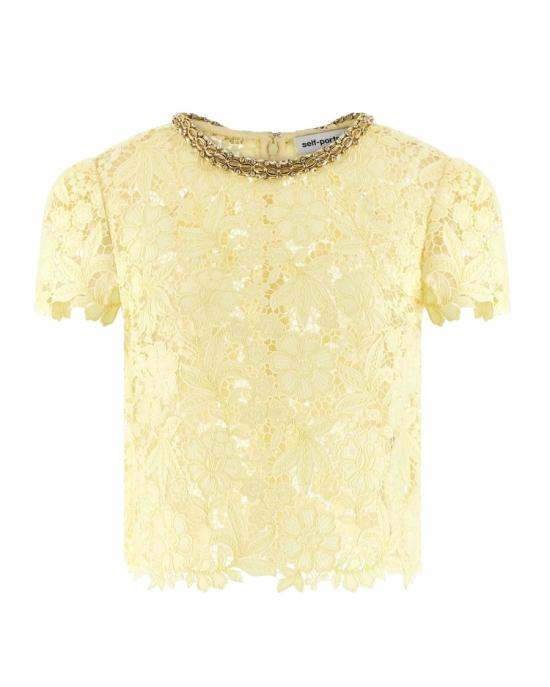 26SS 셀프 포트레이트 탑 7901165 Yellow