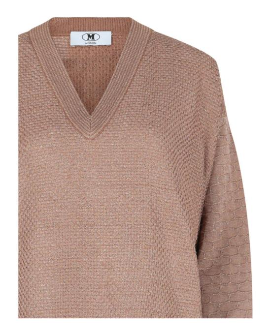  엠 미쏘니 니트웨어 S24UN05 BK01BH L3049 60389 L Brown - M MISSONI