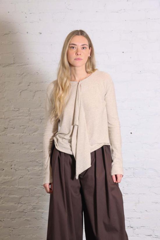  로렌 마누지안 가디건 로렌 마누기안 웨이브 카디건 - LAUREN MANOOGIAN