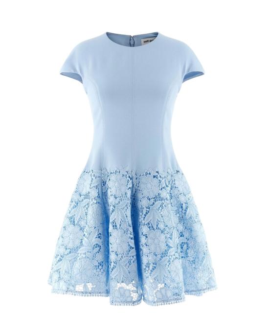 26SS 셀프 포트레이트 미디 원피스 2262991 Blue