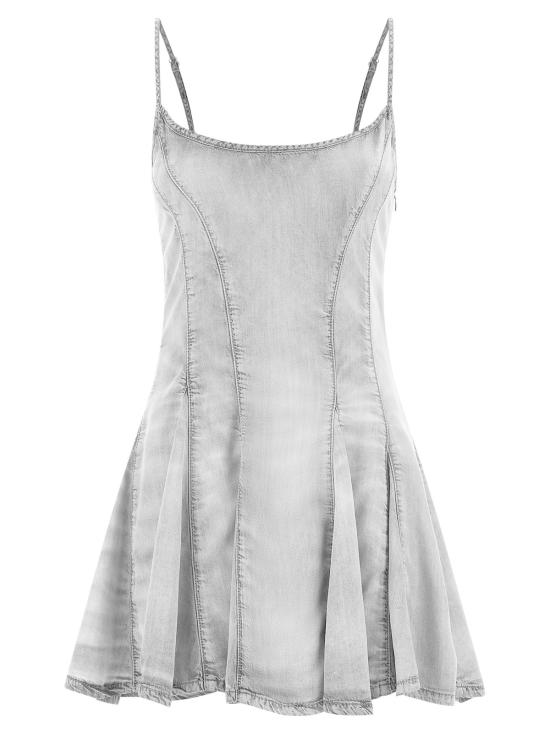  디젤 숏 원피스 드 스포키 S 드레스 그레이