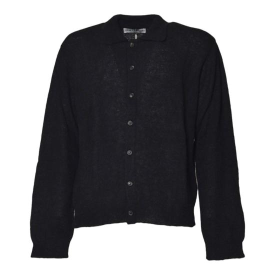 26SS 아워레가시 이브닝 폴로 가디건 M4213ECFSE BLACKFUZZY Black