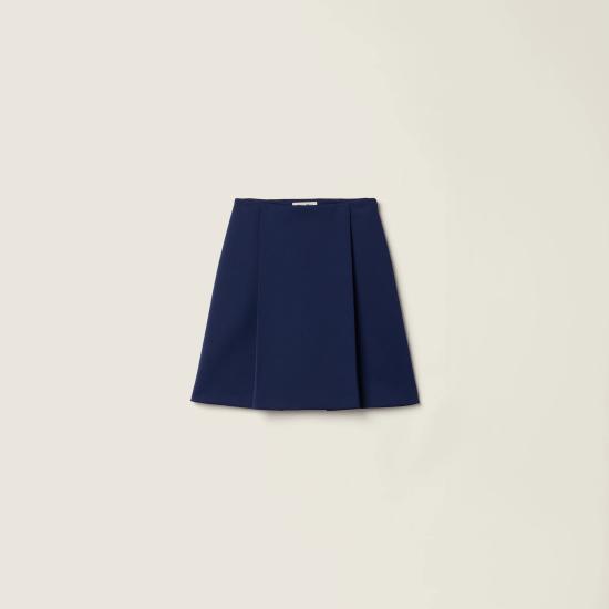 26SS 미우미우 테크니컬 저지 스커트 MG267914OAF0216 S OOO Blue