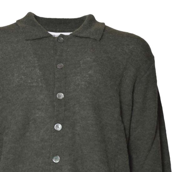 26SS 아워레가시 이브닝 폴로 가디건 M4253EM MOSSGREEN Verde muschio - OUR LEGACY