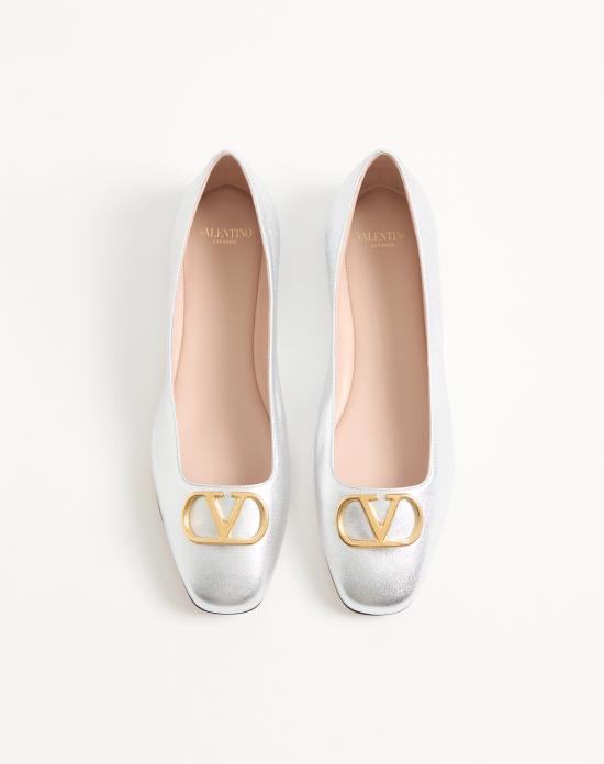 26SS 발렌티노 가라바니 플랫 슈즈 8W0S0PI8YFLS13 Silver - VALENTINO GARAVANI