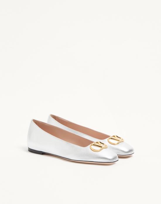26SS 발렌티노 가라바니 플랫 슈즈 8W0S0PI8YFLS13 Silver - VALENTINO GARAVANI