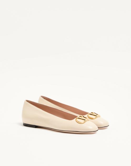 26SS 발렌티노 가라바니 플랫 슈즈 8W0S0PI8RREREN White - VALENTINO GARAVANI