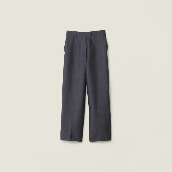 26SS 미우미우 키드 모헤어 팬츠 MP199012I1F0308 S OOO Grey