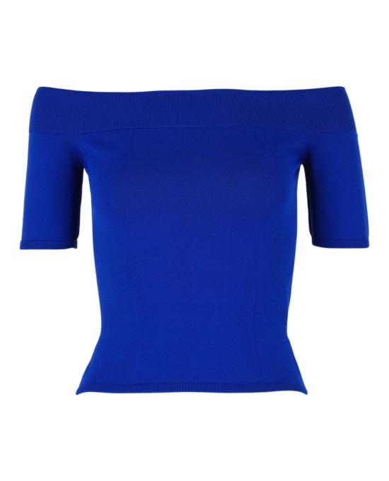  알렉산더 맥퀸 반팔 티셔츠 669510 Q1AV4 4144 40007 L Blue