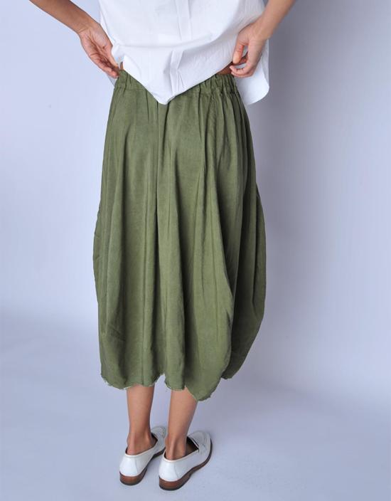  에이치플러스 하노 베셀 미디 스커트 H+ 한노 웨셀 밀리터리 조셀린 - H+ HANNOH WESSEL