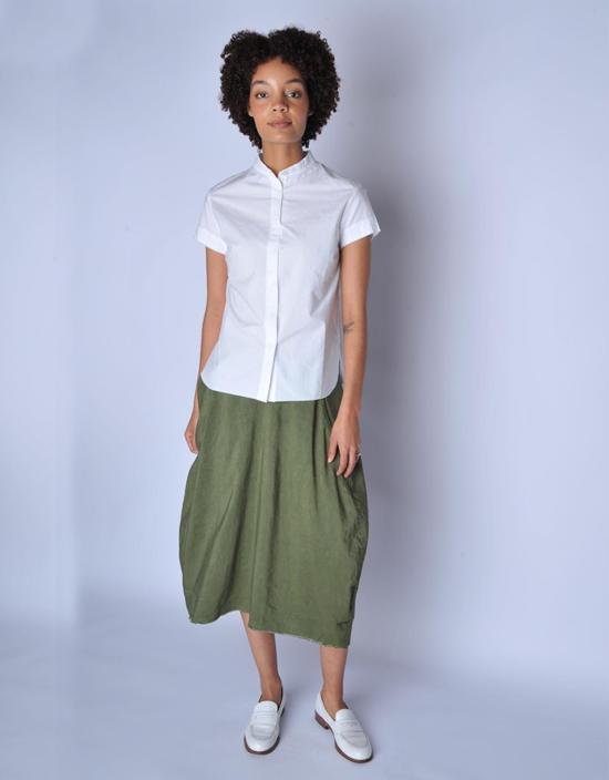  에이치플러스 하노 베셀 미디 스커트 H+ 한노 웨셀 밀리터리 조셀린