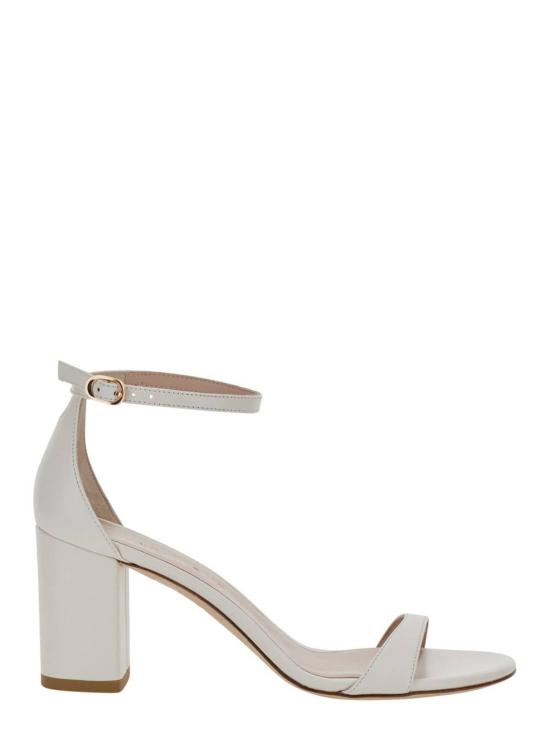  스튜어트 와이츠먼 힐/펌프스 누디스트 블록 75 힐 화이트