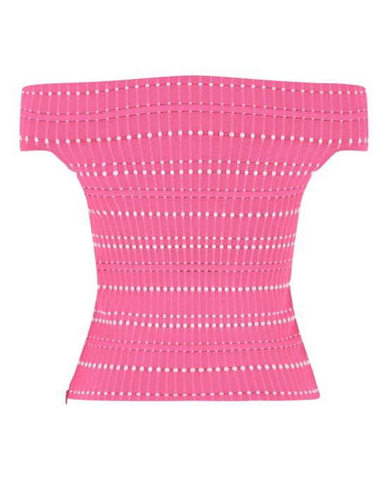  알렉산더 맥퀸 탑 758551 Q1A6P 6092 60653 L Pink - ALEXANDER MCQUEEN