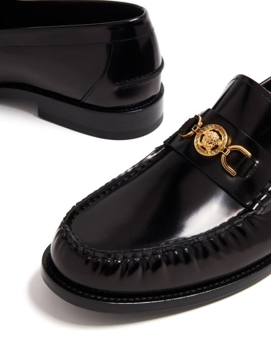 26SS 베르사체 로퍼 1013592 1A09912 1B00V Black - VERSACE