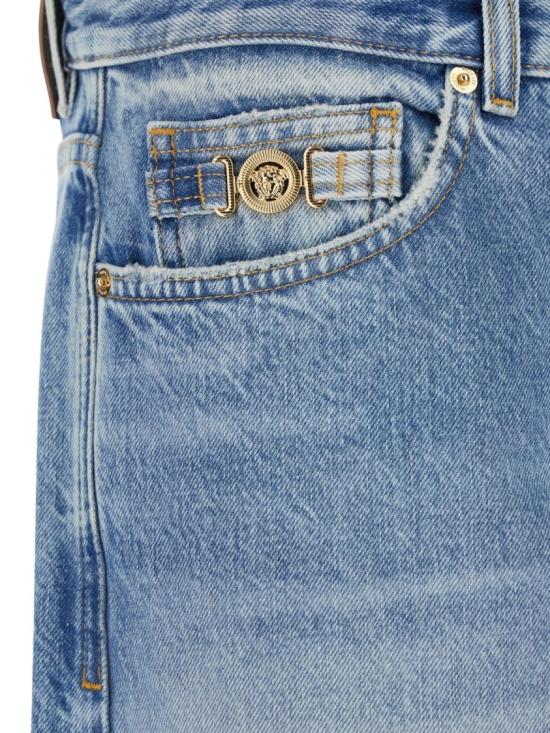26SS 베르사체 데님 팬츠 1020576 1A16386 1D190 Blue - VERSACE