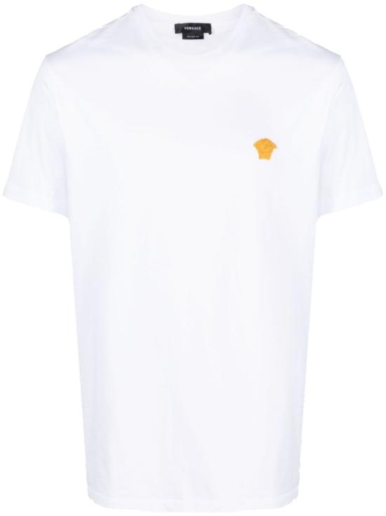 26SS 베르사체 반팔 티셔츠 1008481 1A08489 1W000 White