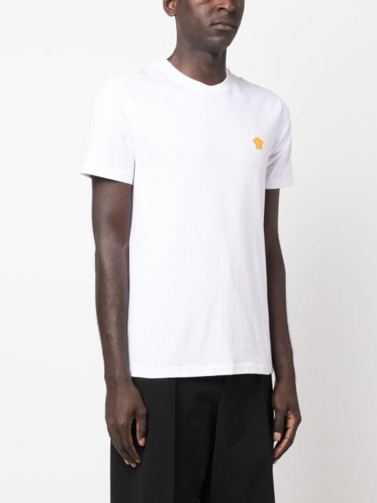 26SS 베르사체 반팔 티셔츠 1008481 1A08489 1W000 White - VERSACE
