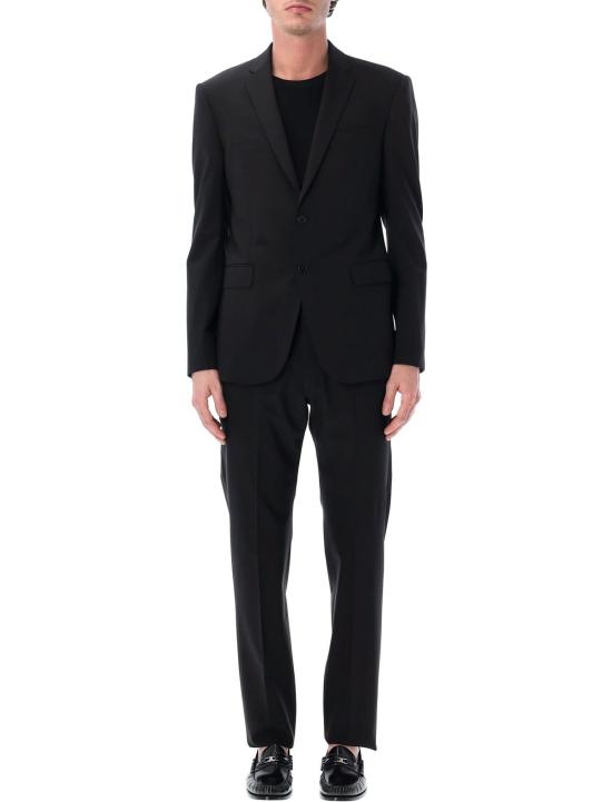  엠포리오 아르마니 수트 자켓 싱글 브레스트 울 수트 블랙