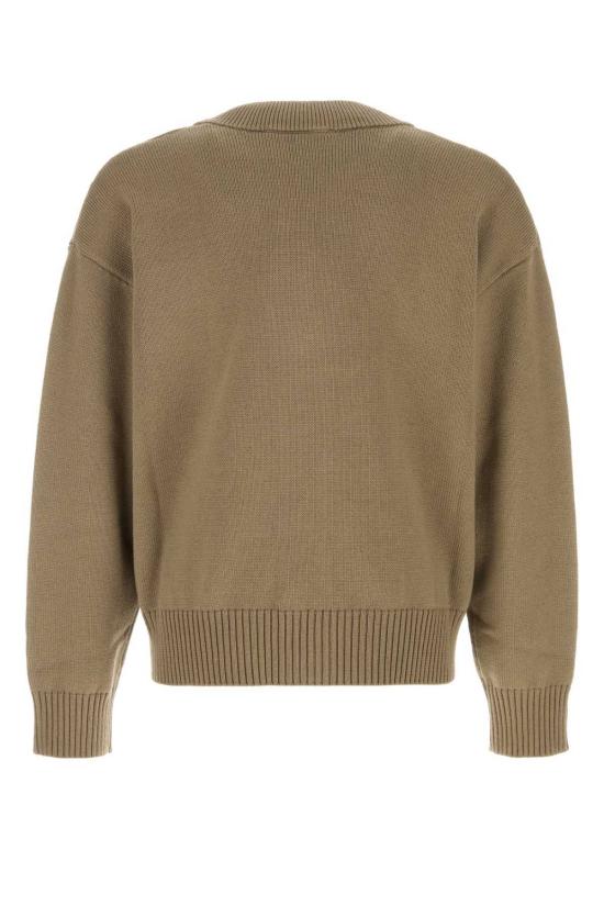  아미 가디건 Ami Alexandre Mattiussi 카푸치노 울 블렌드  베이지/토프/에크루 - AMI