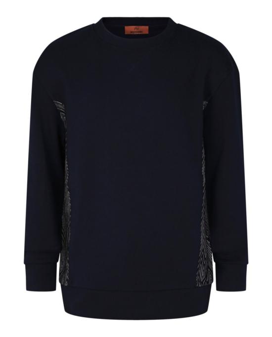  엠 미쏘니 탑 S24UW03 BJ00PH S72N0 40883 L Black