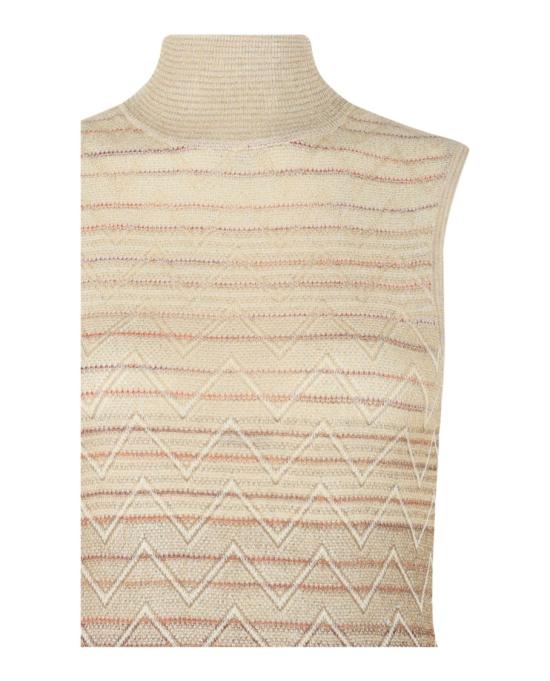  엠 미쏘니 탑 S24UK03 BK01DS S208Y 91142 L Neutrals - M MISSONI