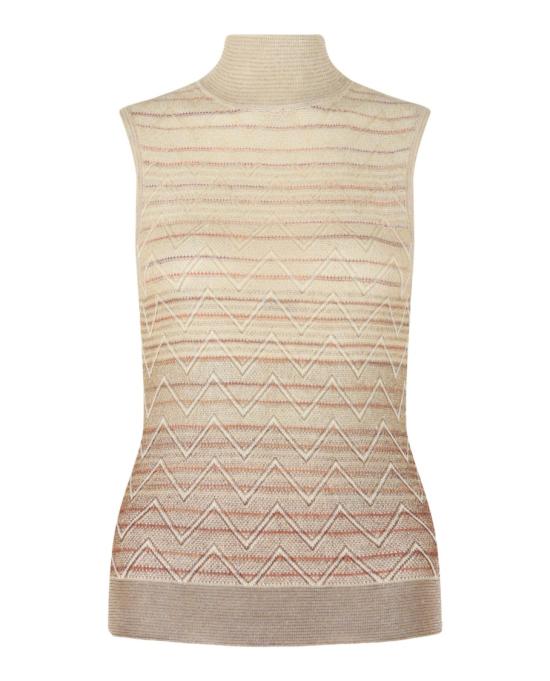  엠 미쏘니 탑 S24UK03 BK01DS S208Y 91142 L Neutrals