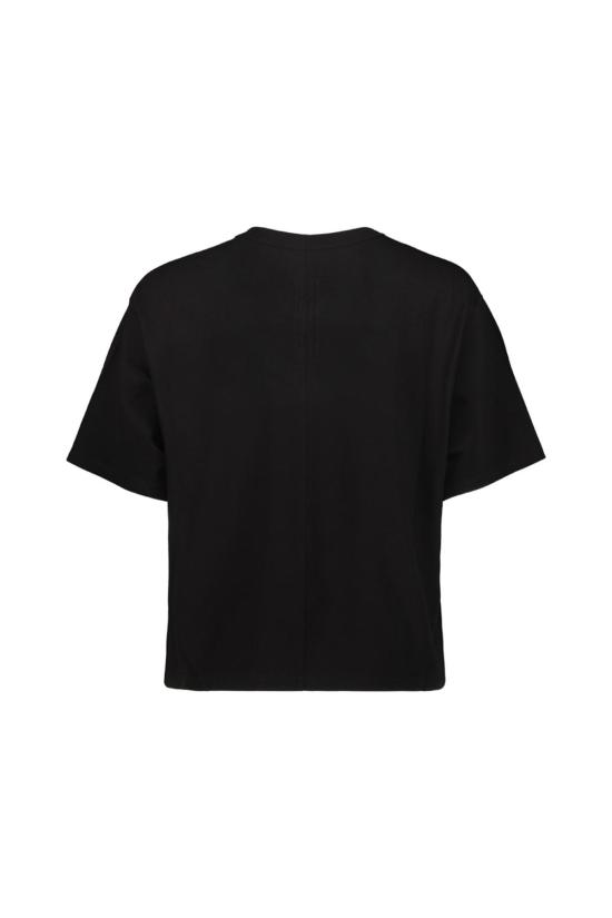  릭 오웬스 반팔 티셔츠 브래드 크롭 티셔츠 블랙 - RICK OWENS