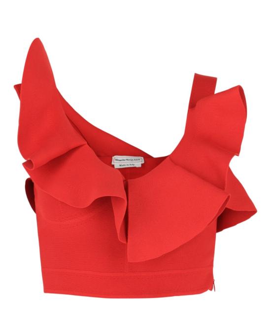  알렉산더 맥퀸 민소매 티셔츠 710227 Q1A3F 6040 60874 S Red