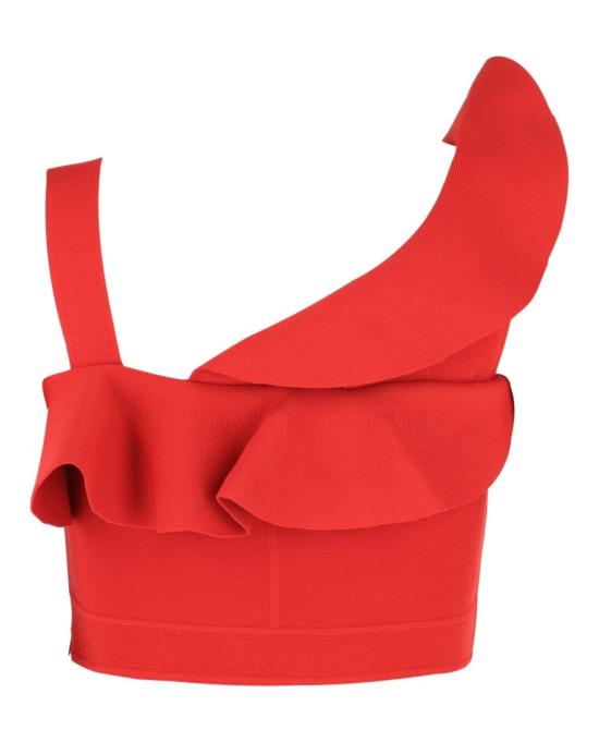 알렉산더 맥퀸 민소매 티셔츠 710227 Q1A3F 6040 60874 S Red - ALEXANDER MCQUEEN