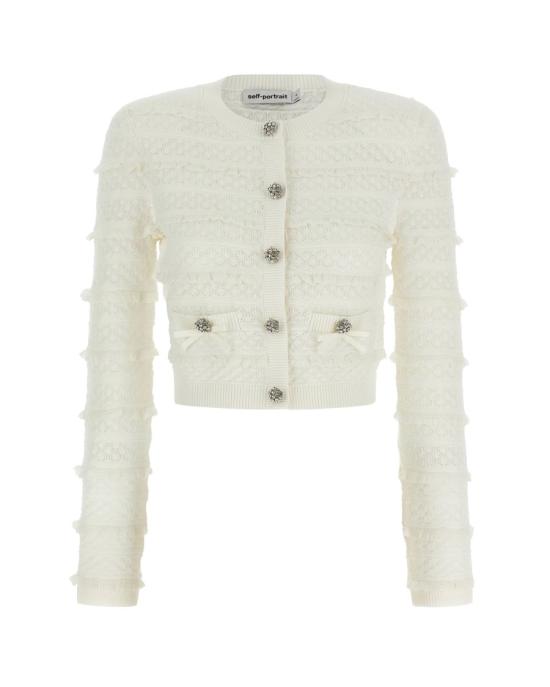 26SS 셀프 포트레이트 니트웨어 9154901 White