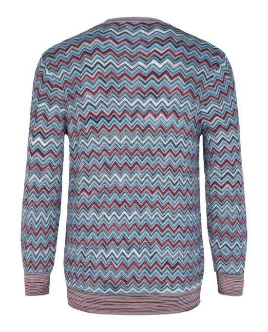  엠 미쏘니 스웨터 S24UN09 BK01DC S72NT 90475 L Blue - M MISSONI
