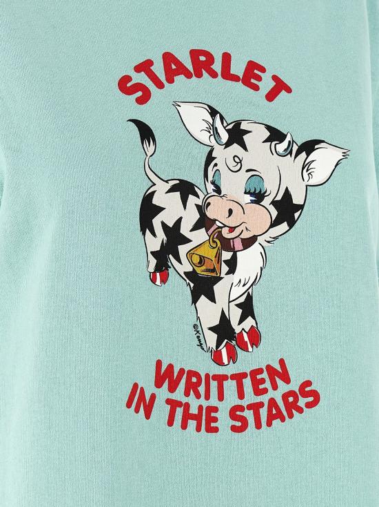  겐조 반팔 티셔츠 만화 티셔츠 연한 파란색 - KENZO