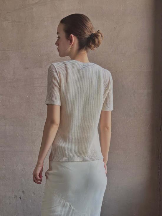  티더블유피 반팔 티셔츠 Twp  스웨터 아이보리 - TWP