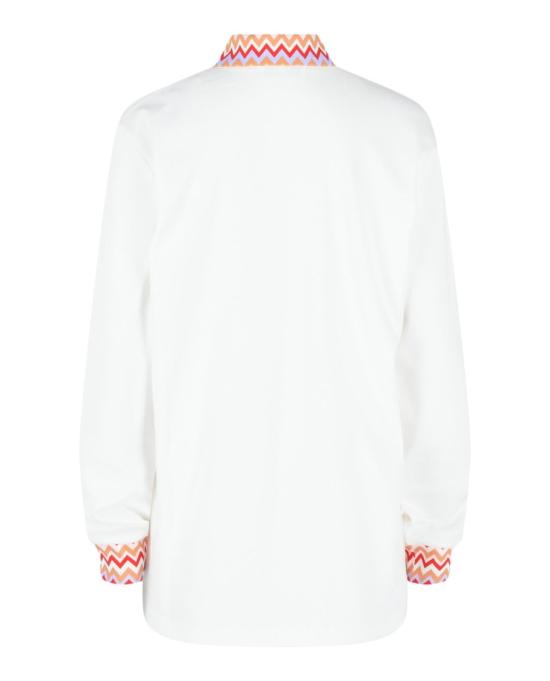  엠 미쏘니 탑 S24U200 BJ00O2 S01HF 10076 L White - M MISSONI