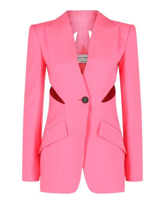  알렉산더 맥퀸 수트 자켓 757622 QJACX 5100 60010 38 Pink