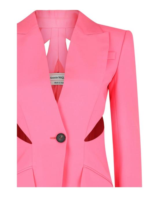  알렉산더 맥퀸 수트 자켓 757622 QJACX 5100 60010 38 Pink - ALEXANDER MCQUEEN