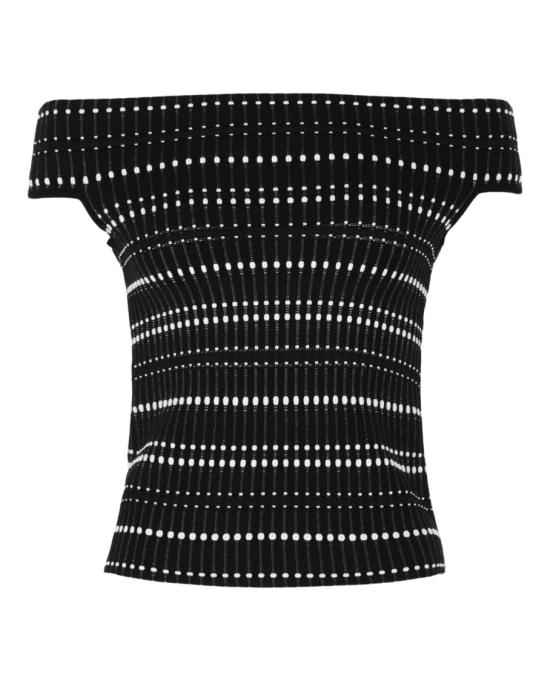  알렉산더 맥퀸 탑 758551 Q1A6P 1104 00008 S Black