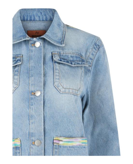  엠 미쏘니 데님 S24UC04 BW00YW S72NG 40034 L Blue - M MISSONI