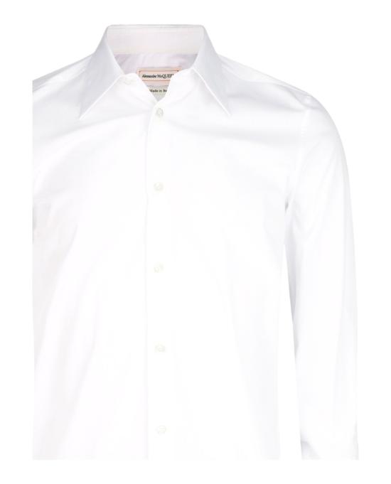  알렉산더 맥퀸 긴팔 셔츠 624871 QPN44 9000 10002 14 5 White - ALEXANDER MCQUEEN