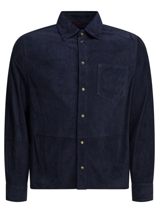 26SS 브루넬로 쿠치넬리 스웨이드 오버셔츠 MPCFN2039C6757