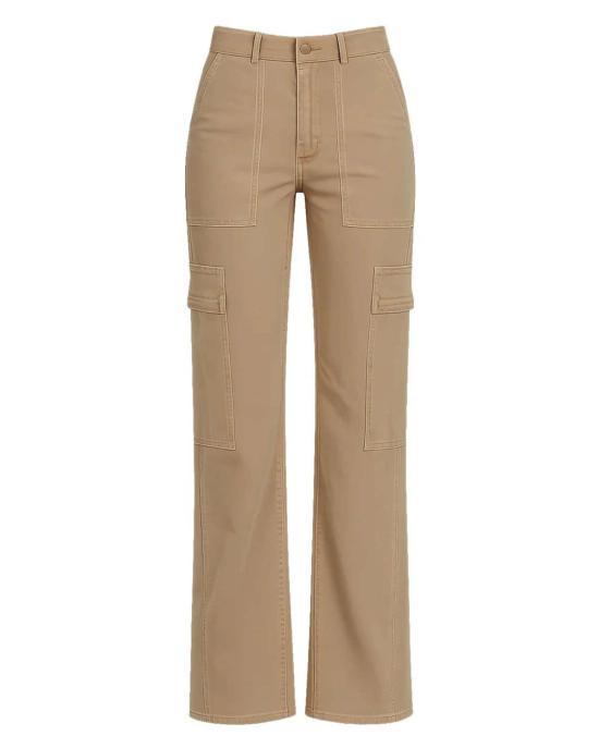  시티즌 오브 휴머니티 데님 팬츠 시에나 릴렉스드 유틸리티 팬츠 브라운